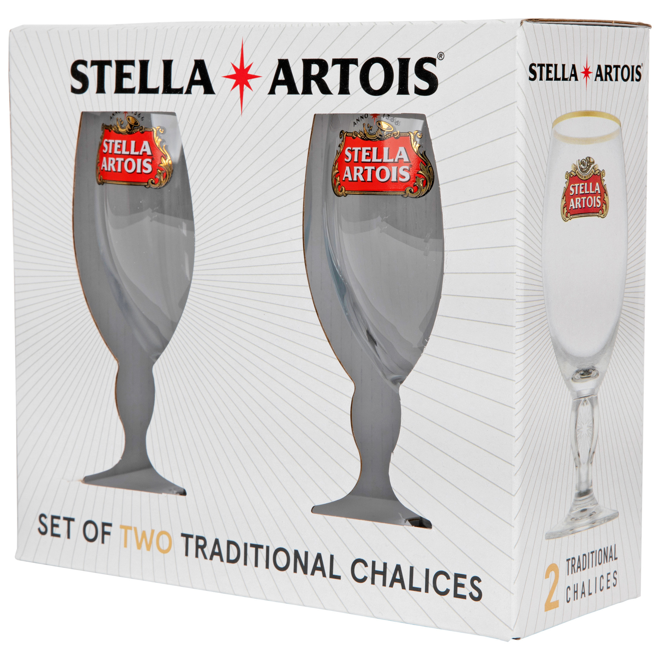 Stella Artois 2-Pack 16 Ounce Chalice Set